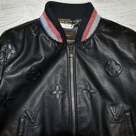 louis vuitton leather jacket women's|louis vuitton bomber jacket women.